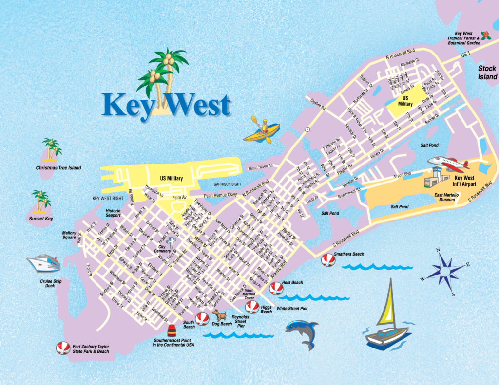 Key West Island Map Converted 01 1024x791 