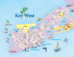 Key west map