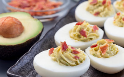Guacamole Deviled Eggs