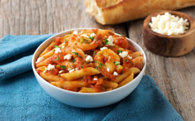 Pasta with Tomatoes, Shrimp and Feta, Chef Justin Timineri, Fresh from Florida