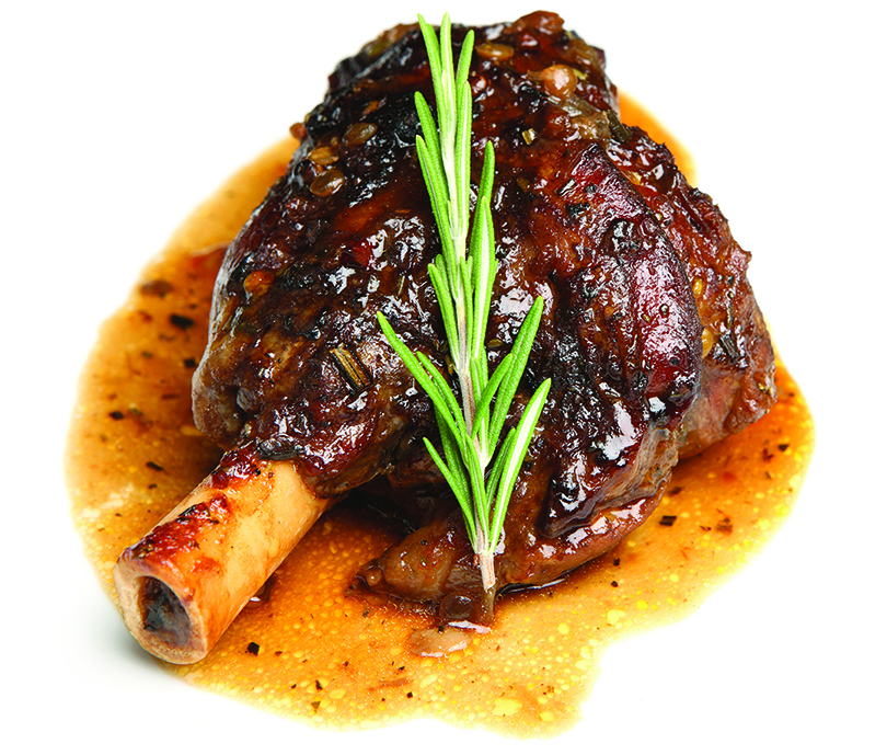 Braised Lamb Shanks with Rosemary