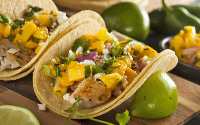Baja Fish Taco Recipe with Mango Salsa and Queso Fresco