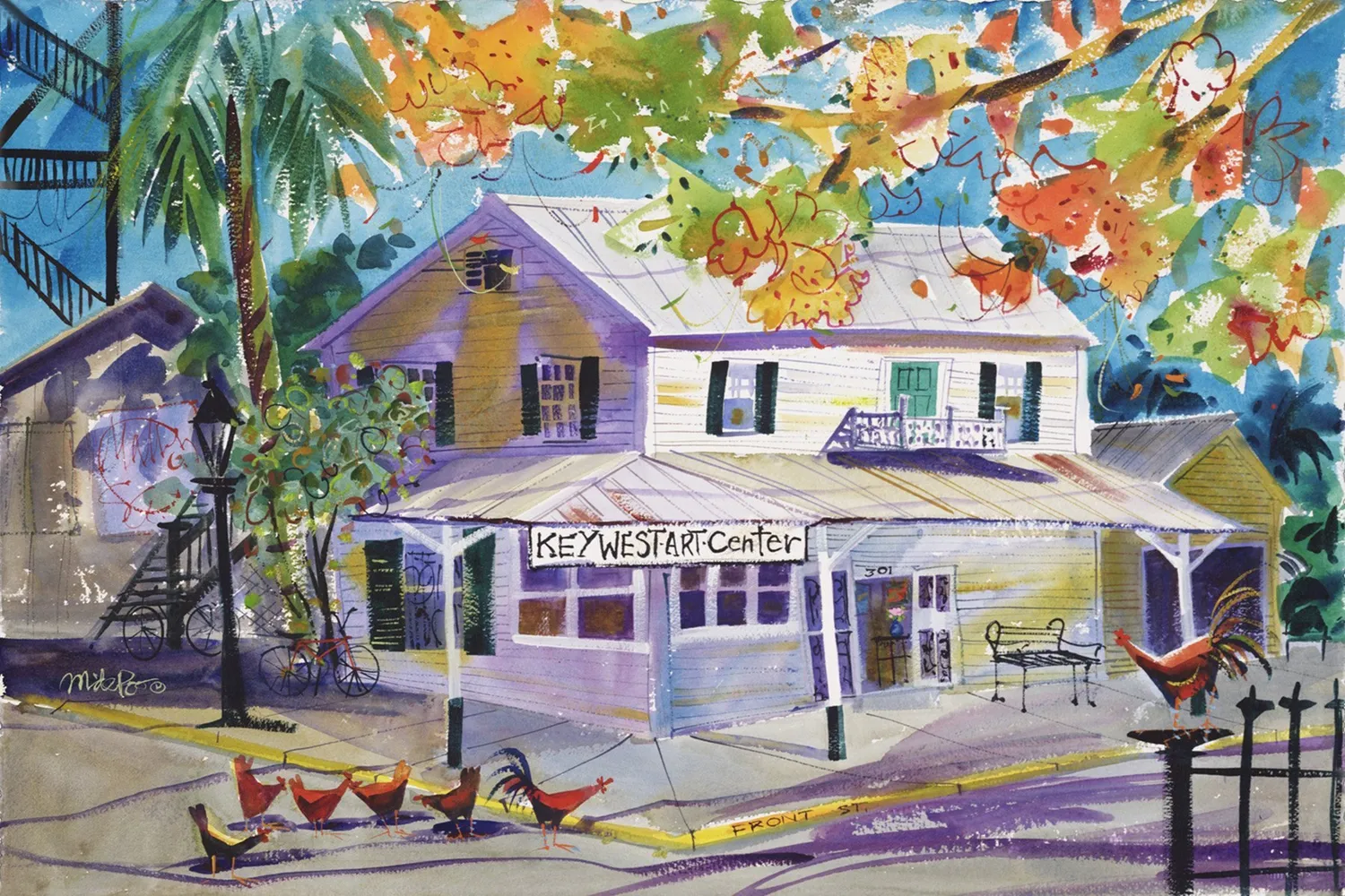 It All Began As A “Clothesline Art Show” – Key West’s Old Island Days Art Festival