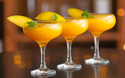 Bottoms Up! Celebrate the Sun with this Tasty Mango Margarita