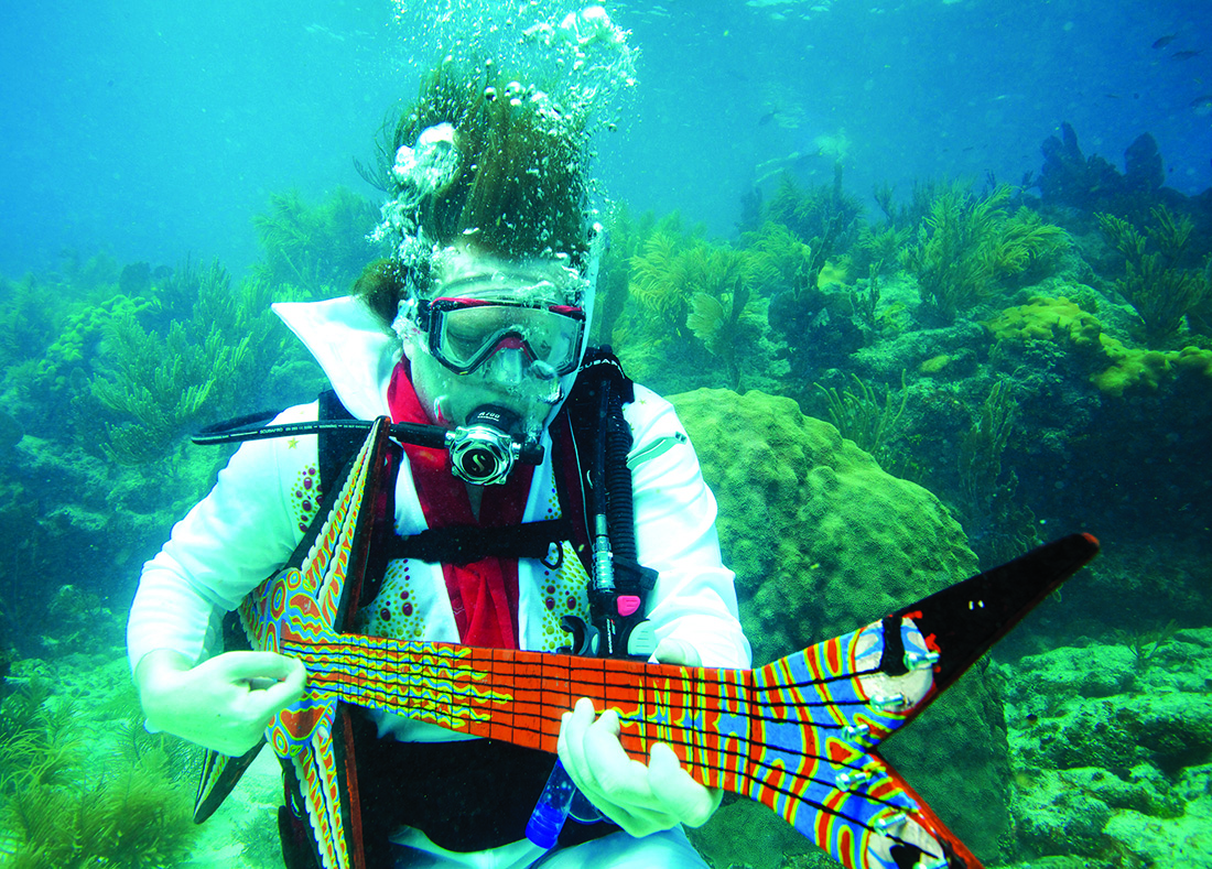 Underwater music festival