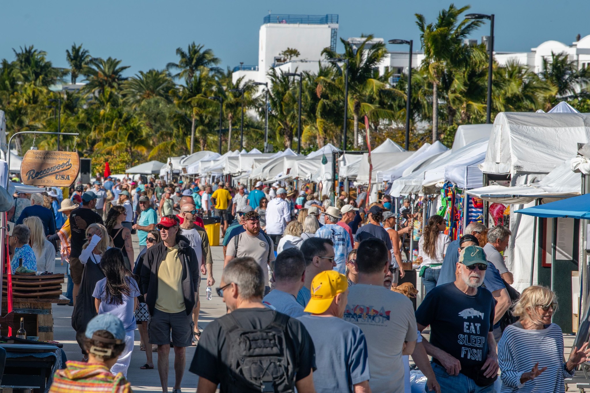 It All Began With a Couple of Clothespins – The 60th Annual Key West Art & Craft Festival