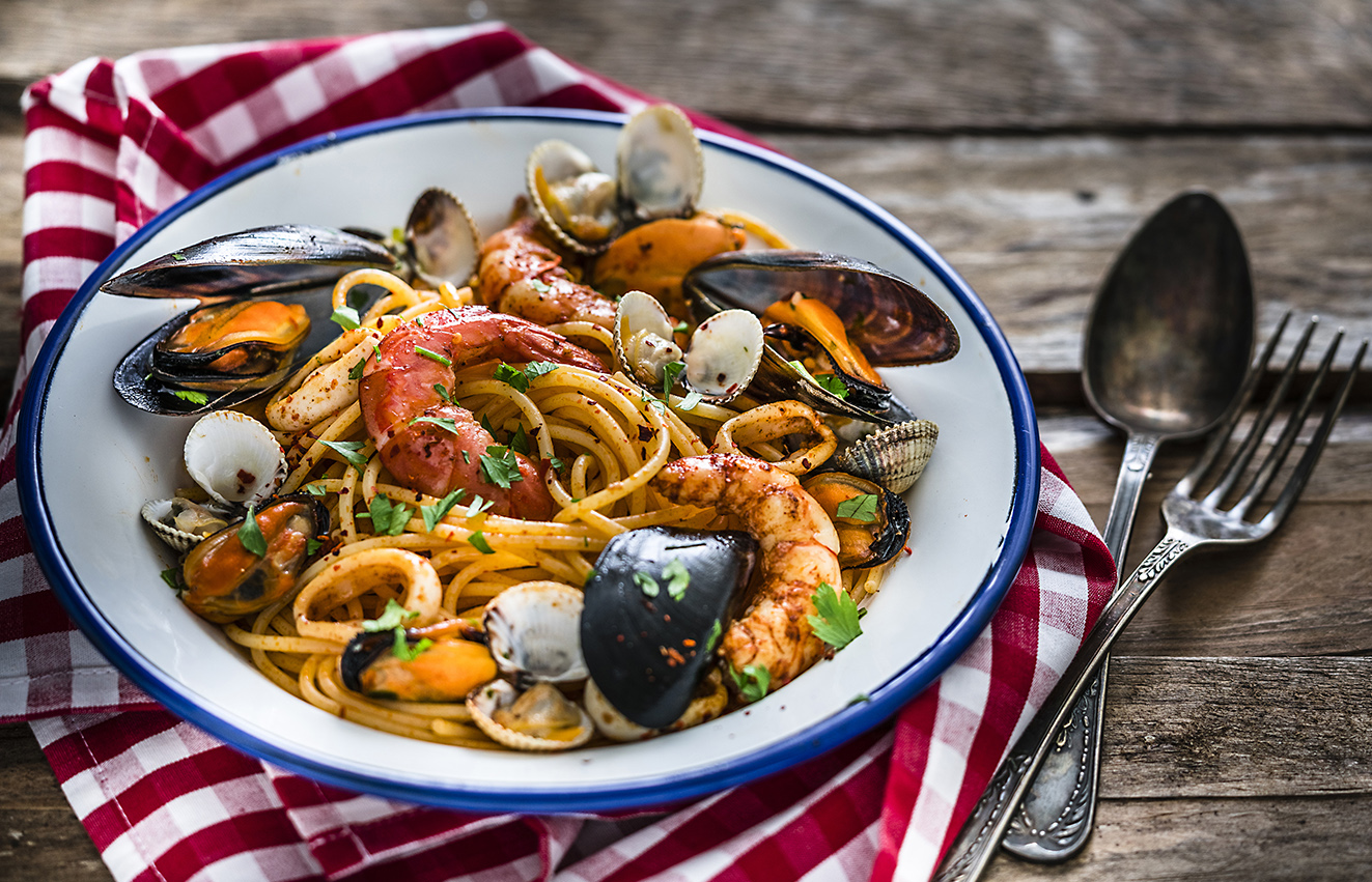 Bite – Spaghetti Allo Scoglio from The Italian Food Company