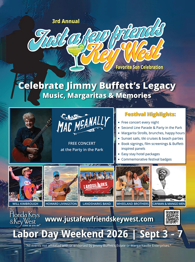 Destination Keys Summer 26 Jimy Buffett fest Jimmy Buffett fest Ad Destination Keys Summer 26
