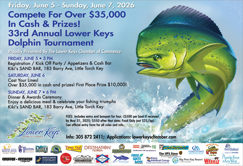 Destination Keys Summer 26 LKCC Fishing Tourny LKCC Fishing Tourny Ad Destination Keys Summer 26