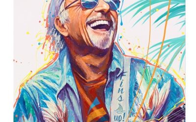 Pushing Paint With Jimmy Buffett  Cover Artist,  Ray Drea